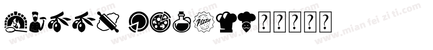 pizza tover字体转换